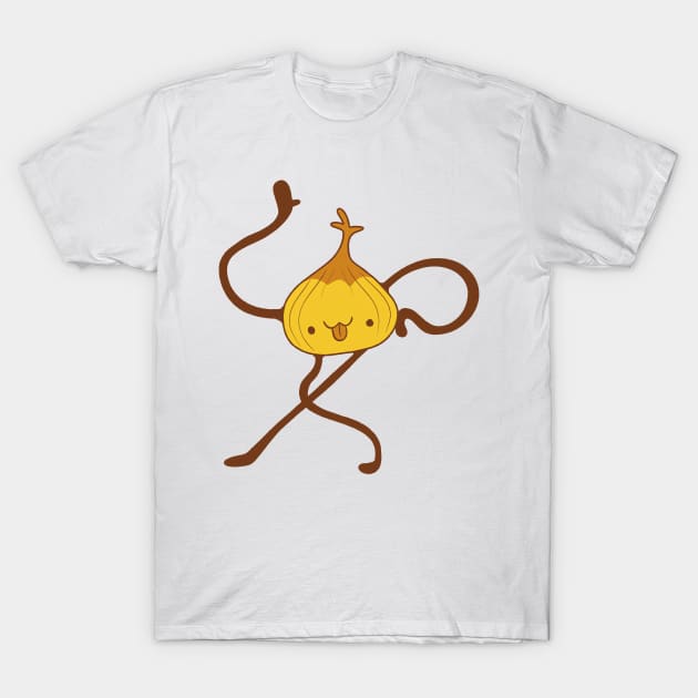 Sassy Waving Onion T-Shirt by sianarika